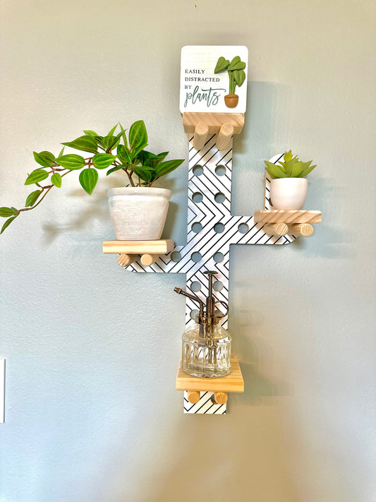 Cactus Pegboard, decor, gift, organization, wall art, home decor, jewelry, plants, handmade gift