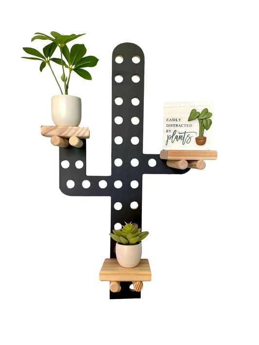 Cactus Pegboard, decor, gift, organization, wall art, home decor, jewelry, plants, cozy home item, handmade gift